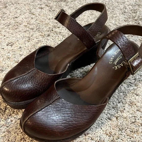 Kork-Ease Brown Leather Women's Shoes - Picture 4 of 6